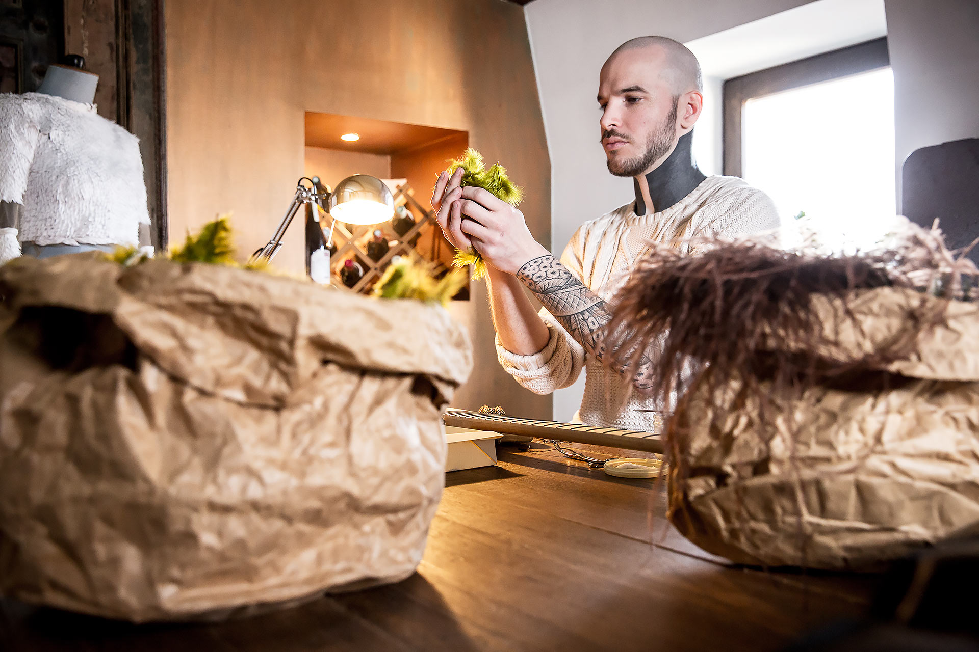 juliencresp_maxime leroy, plumassier