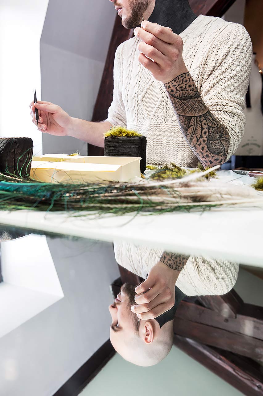 juliencresp_maxime leroy, plumassier