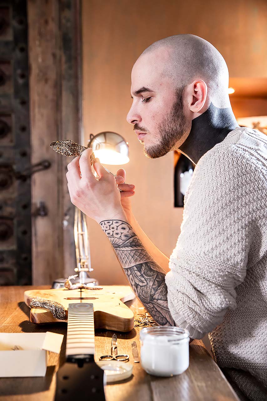 juliencresp_maxime leroy, plumassier