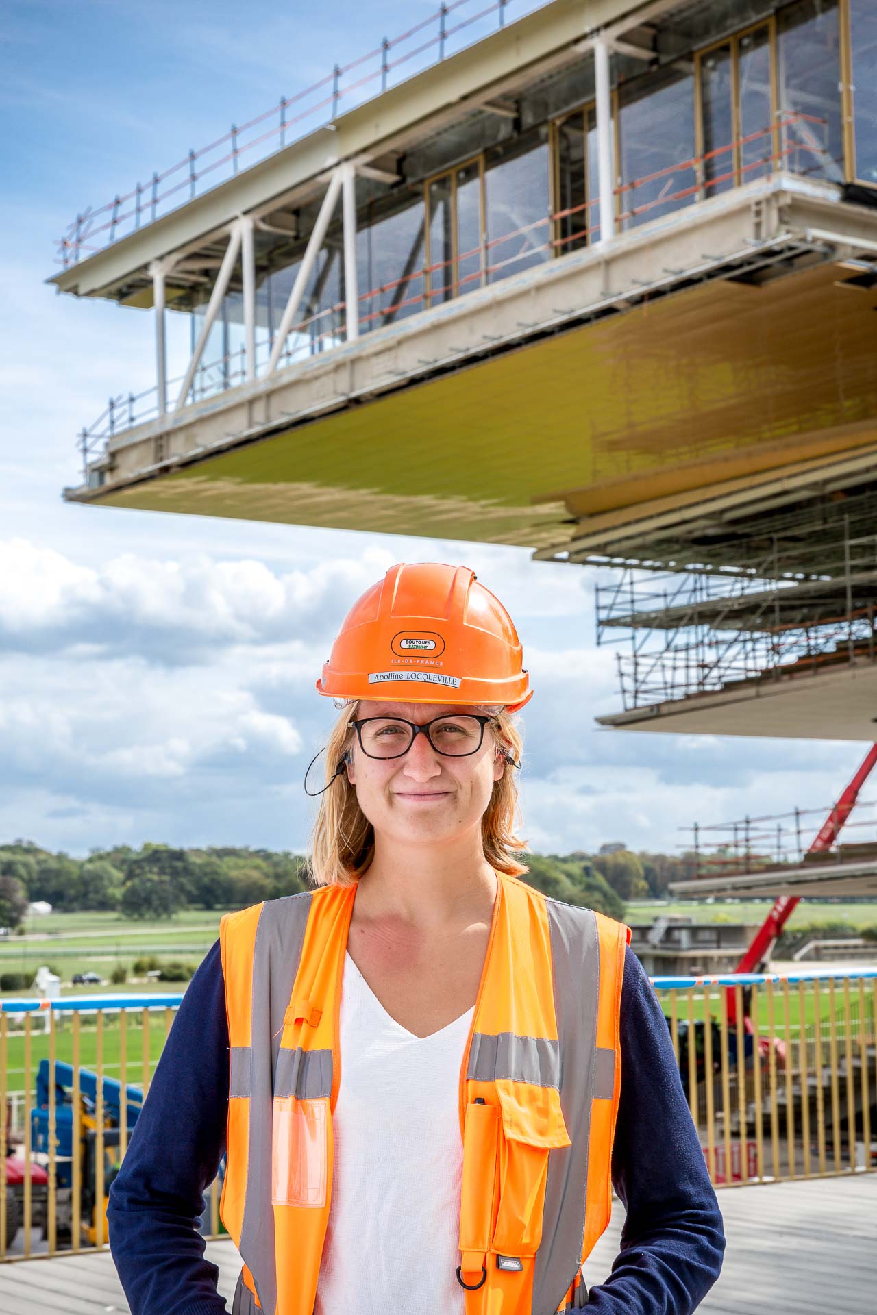 le nouvel hippodrome de longchamp, par julien cresp