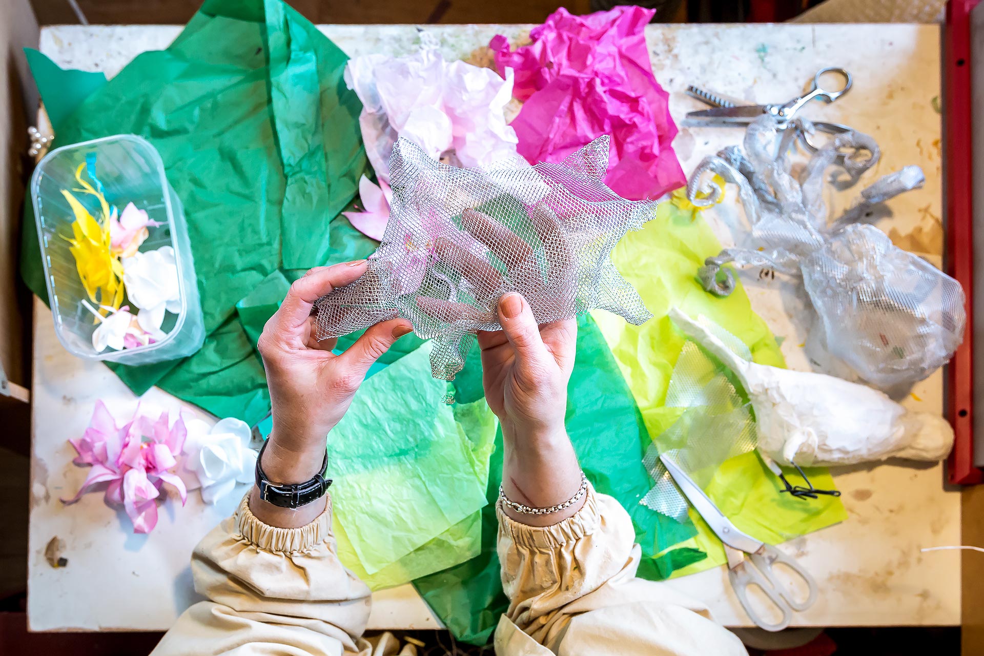 reportage de julien cresp sur le travail de Christine rohlich