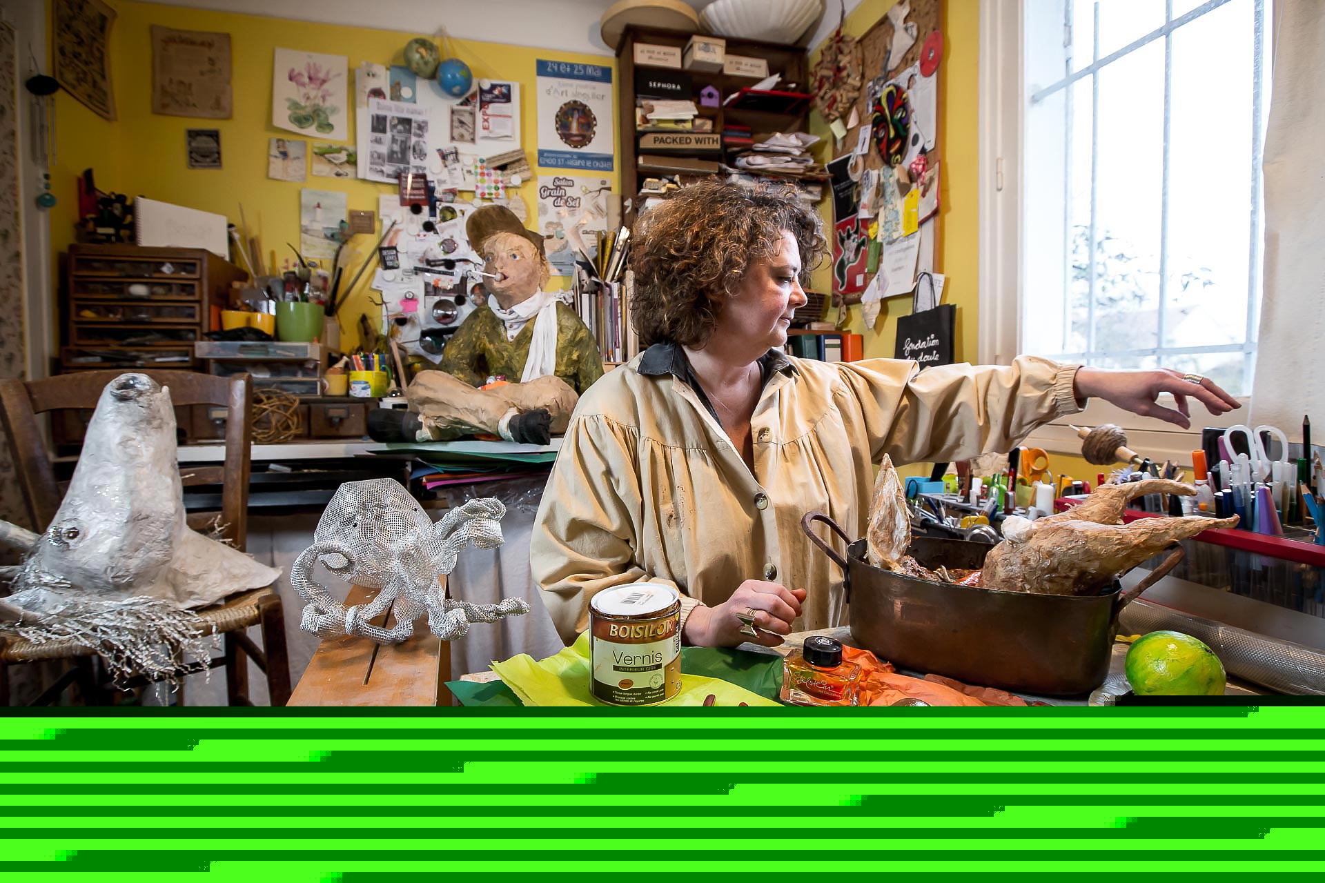 reportage de julien cresp sur le travail de Christine rohlich