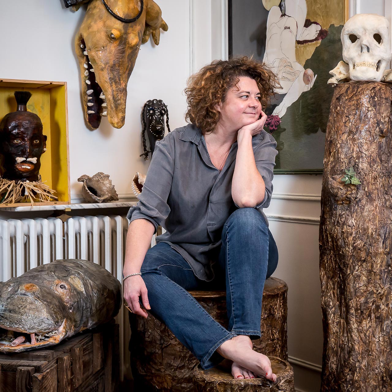 reportage de julien cresp sur le travail de Christine rohlich