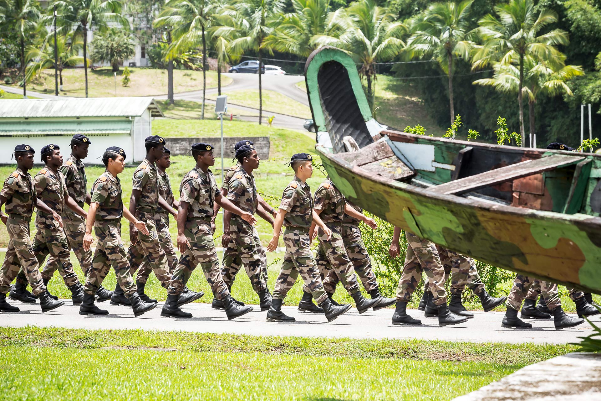 reportage de julien cresp sur le RSMA de guyane