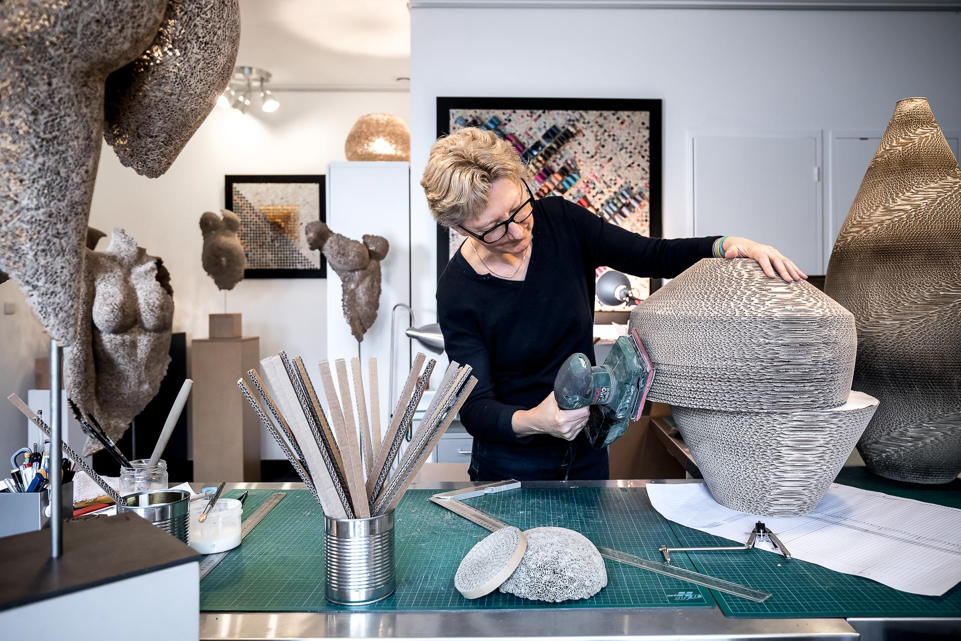 reportage photographique chez marie anne thieffry, par julien cresp