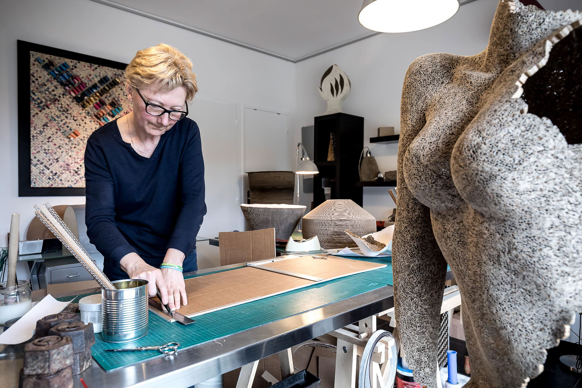 marie-anne thieffry, sculpteur carton par julien cresp