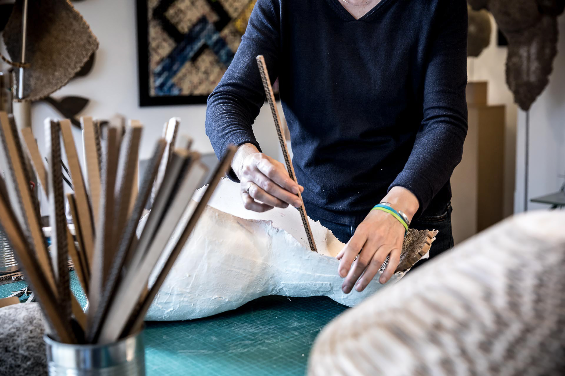 reportage photographique chez marie anne thieffry, par julien cresp