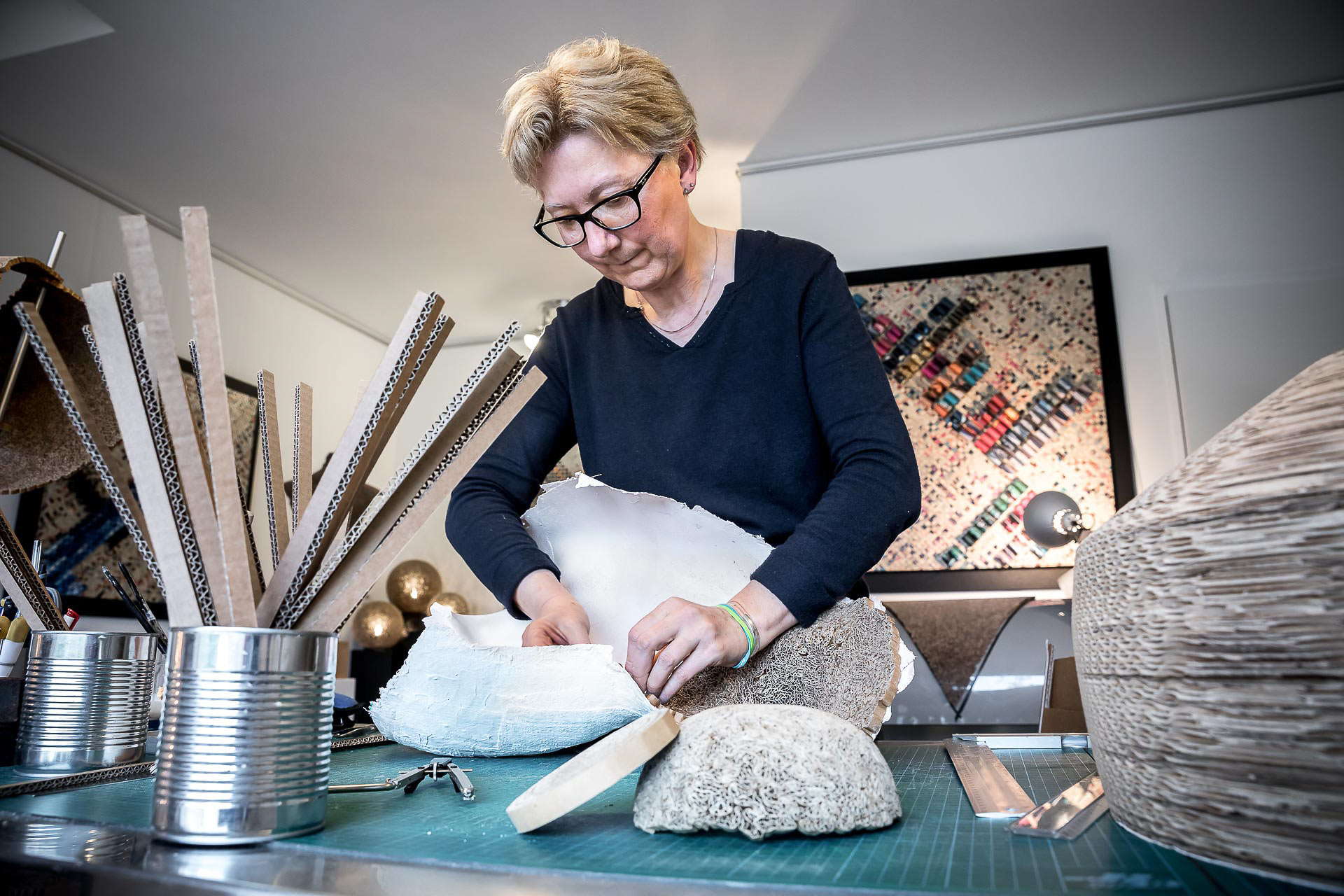 reportage photographique chez marie anne thieffry, par julien cresp