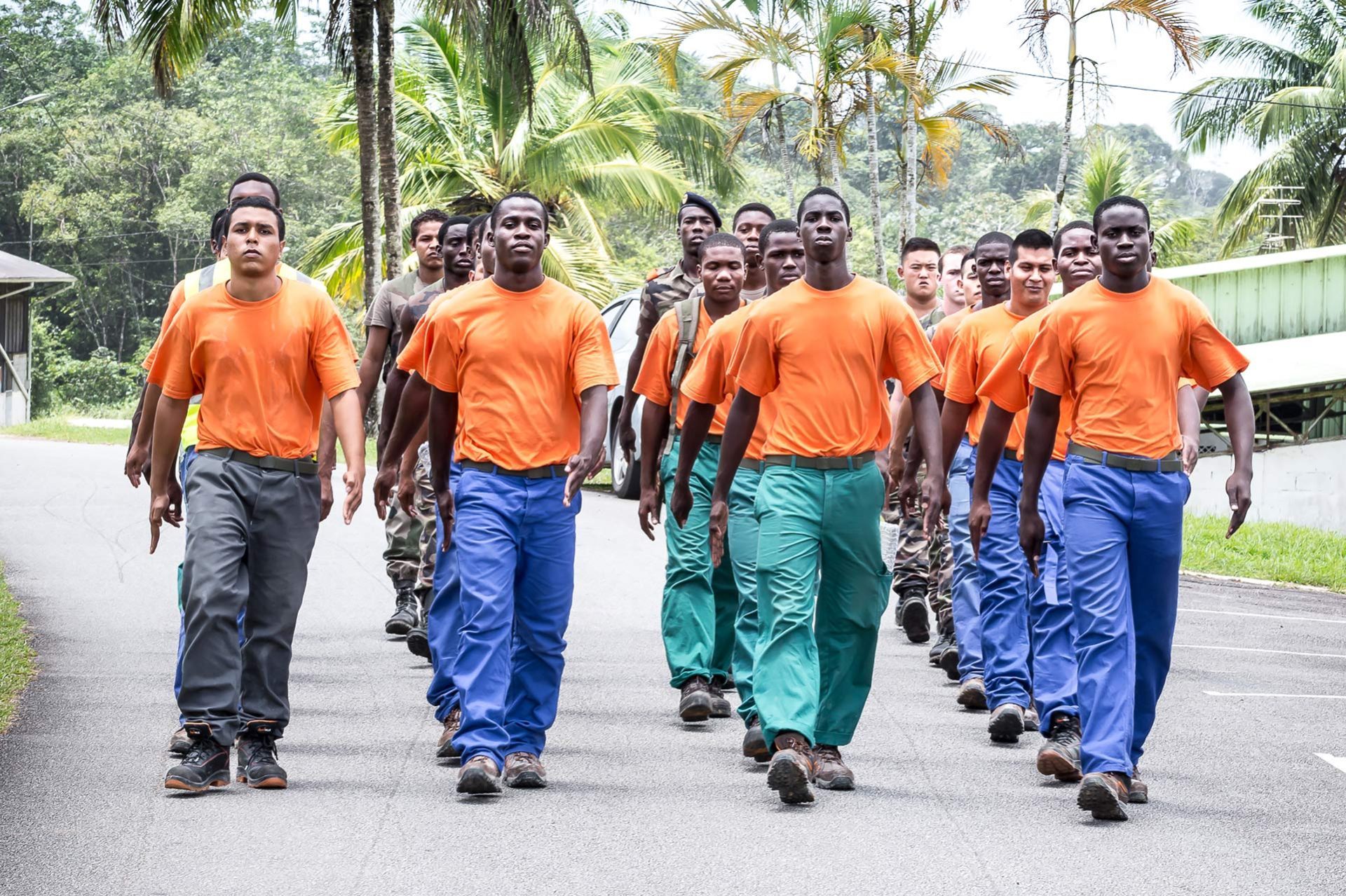French Guyana, when army prepares for civilian life