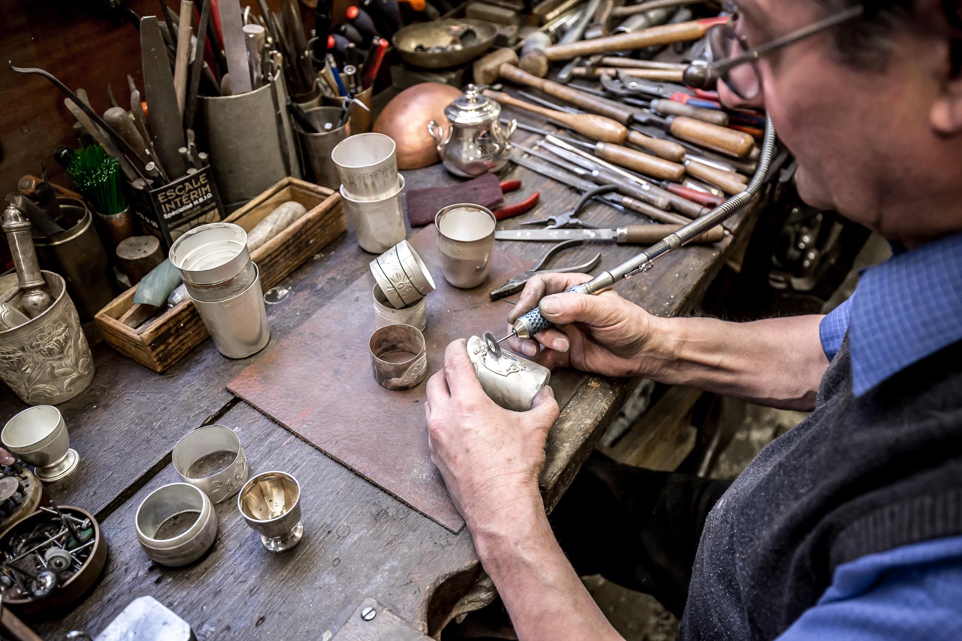 julien cresp photographie jean pierre cottet dubreuil, orfèvre