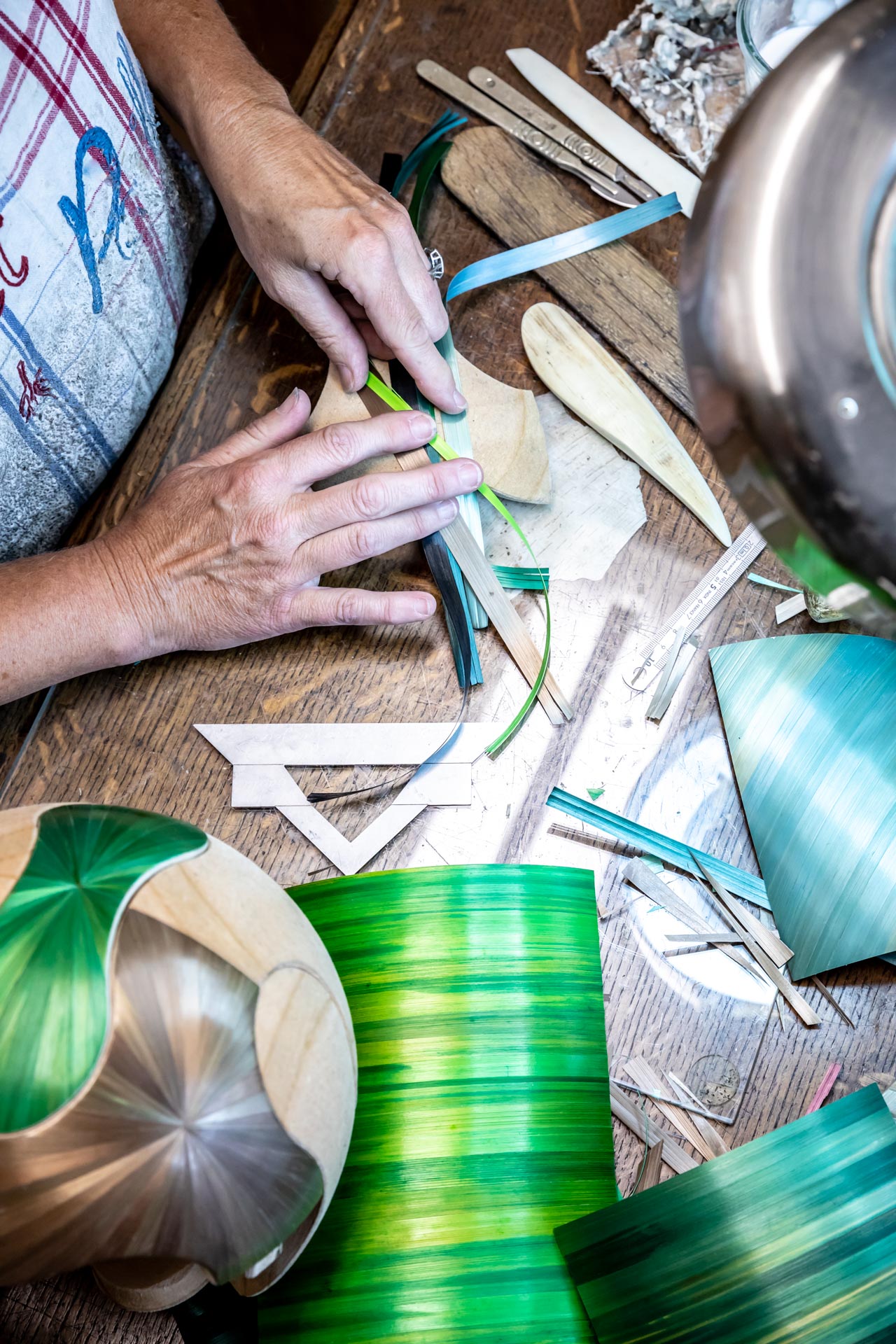 la marqueterie de paille photographiée par julien cresp