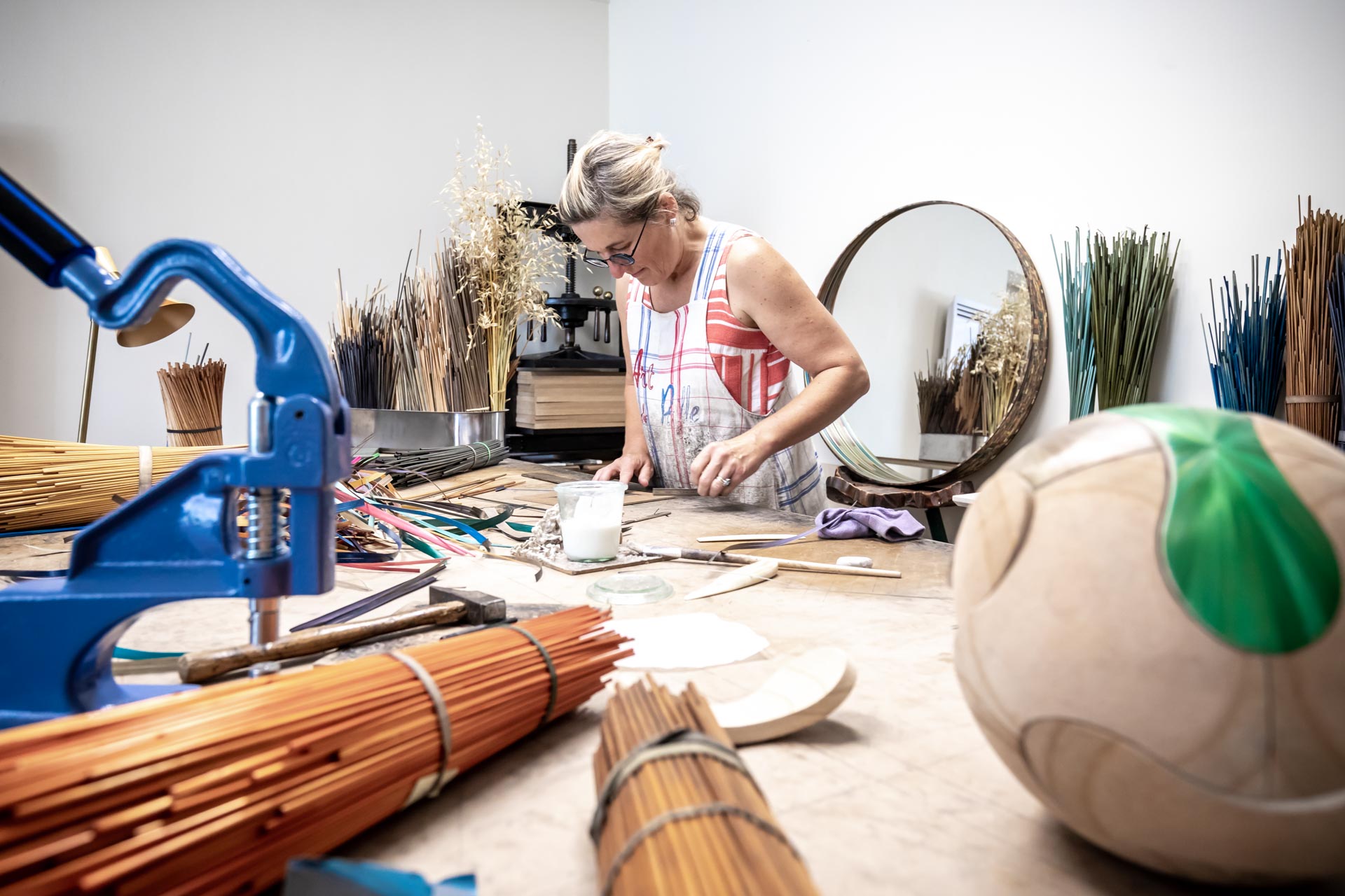 la marqueterie de paille photographiée par julien cresp
