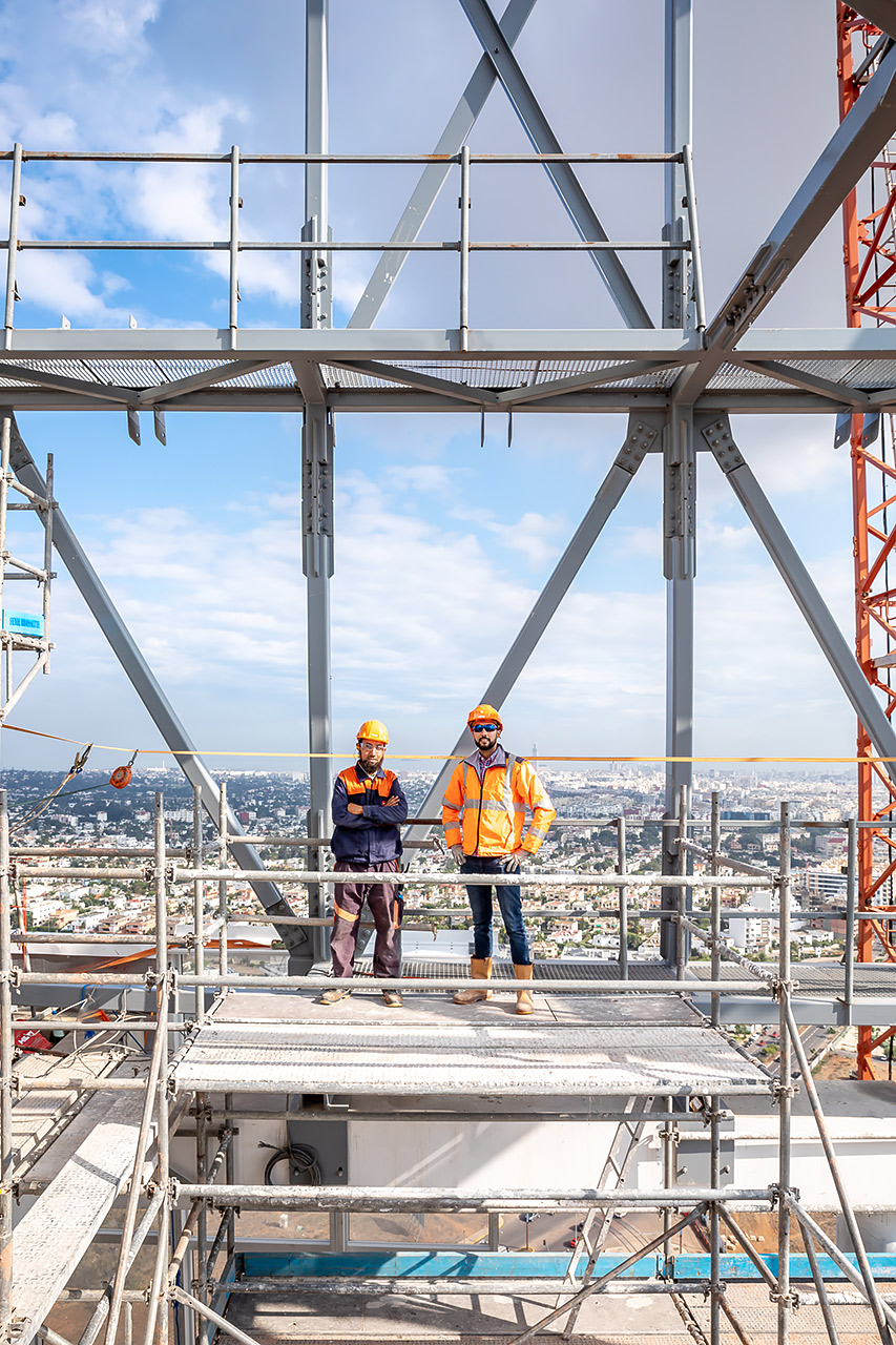 la tour CFC à casablanca photographiée par Julien cresp