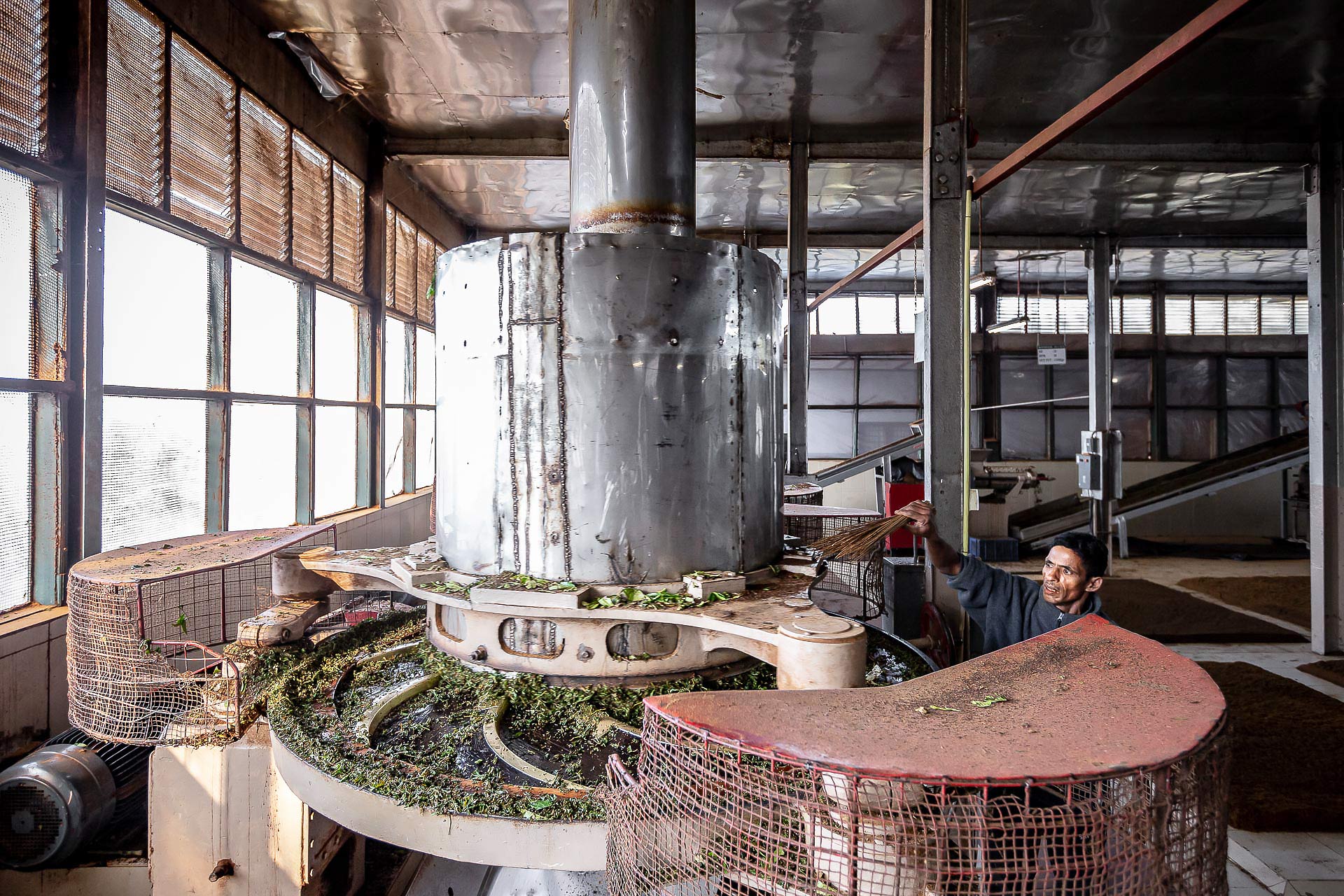 la fabrique de thé de dambatenne photographiée par julien cresp