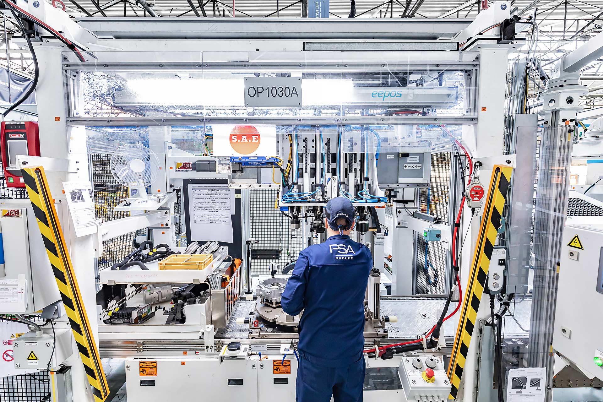 julien cresp photographie les moteurs electriques de PSA metz