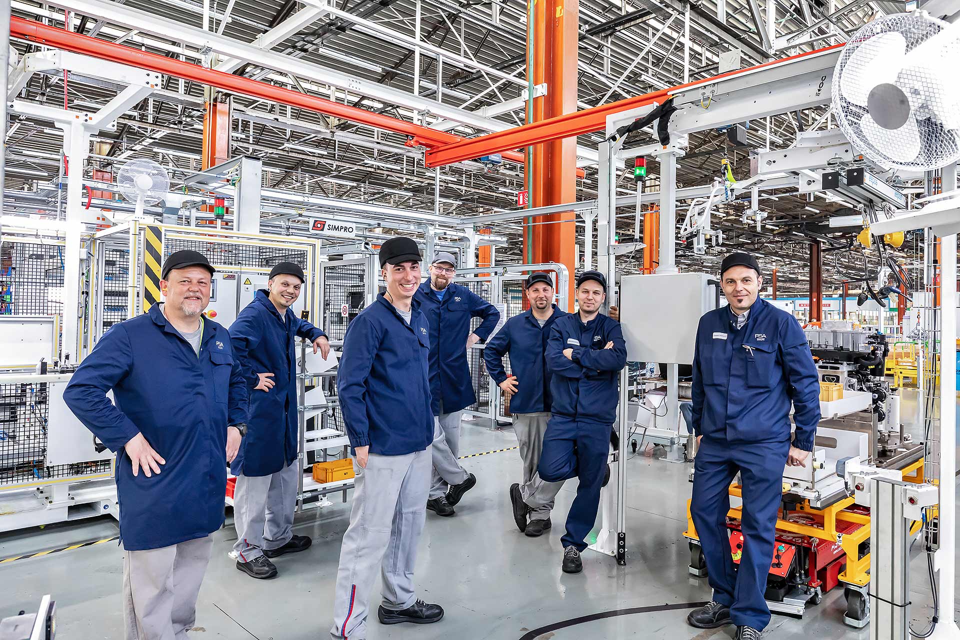 julien cresp photographie les moteurs electriques de PSA metz