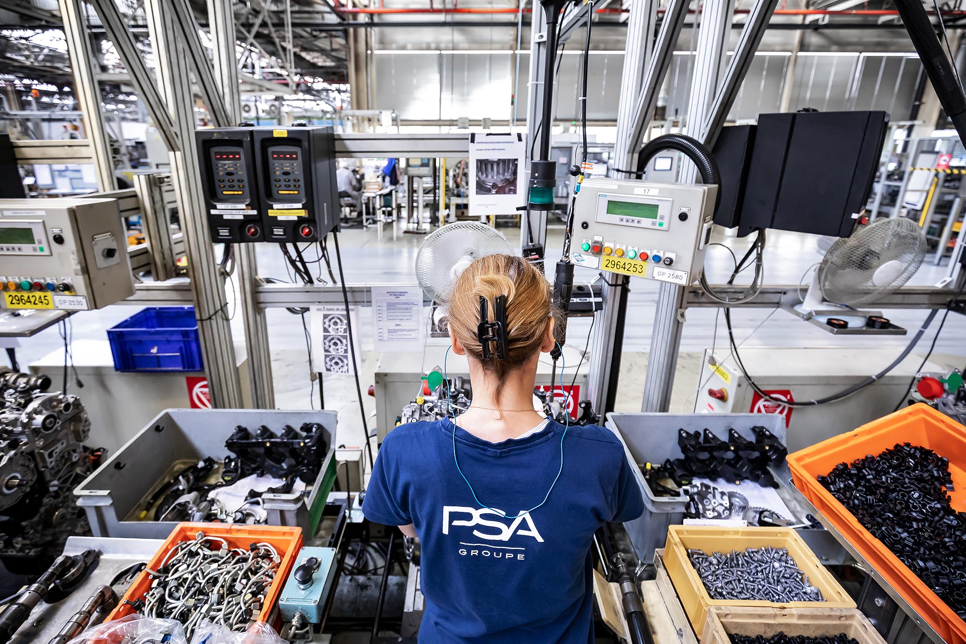 julien cresp photographie les moteurs electriques de PSA metz