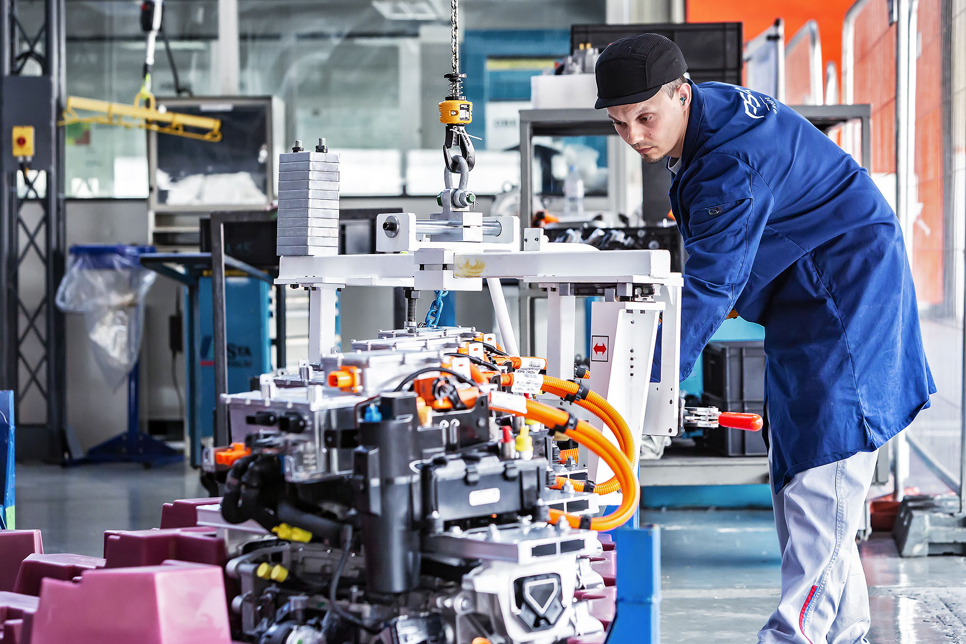 julien cresp photographie les moteurs electriques de PSA metz