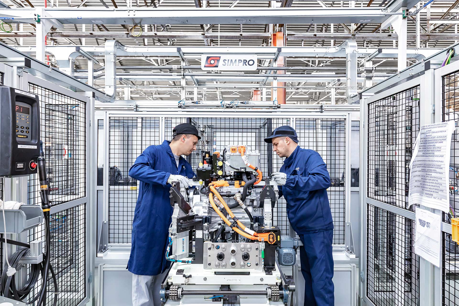 julien cresp photographie les moteurs electriques de PSA metz