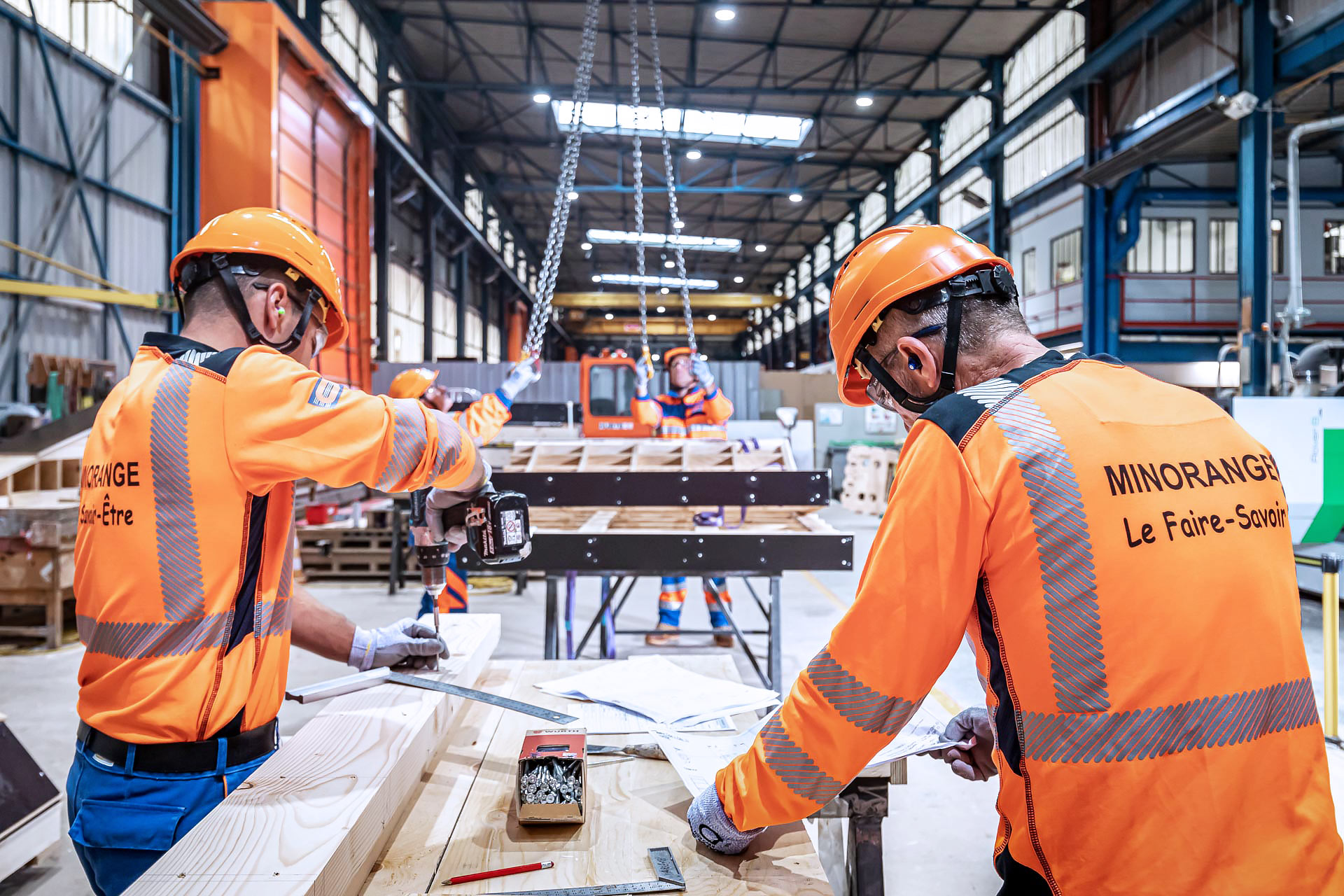 Les compagnons du Minorange photographiés par julien cresp