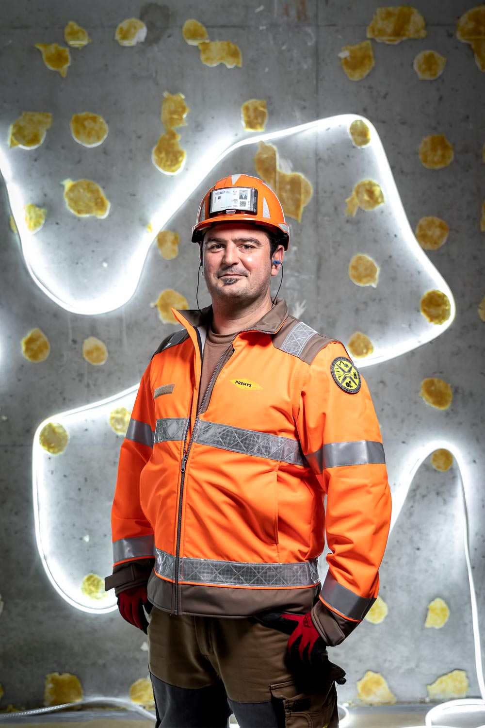 portraits de compagnons du Colas Routes par le photographe Julien CRESP