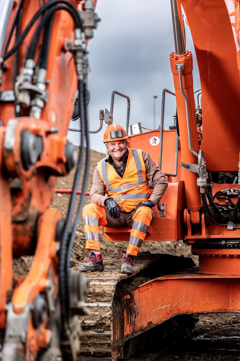 portraits de compagnons du Colas Routes par le photographe Julien CRESP