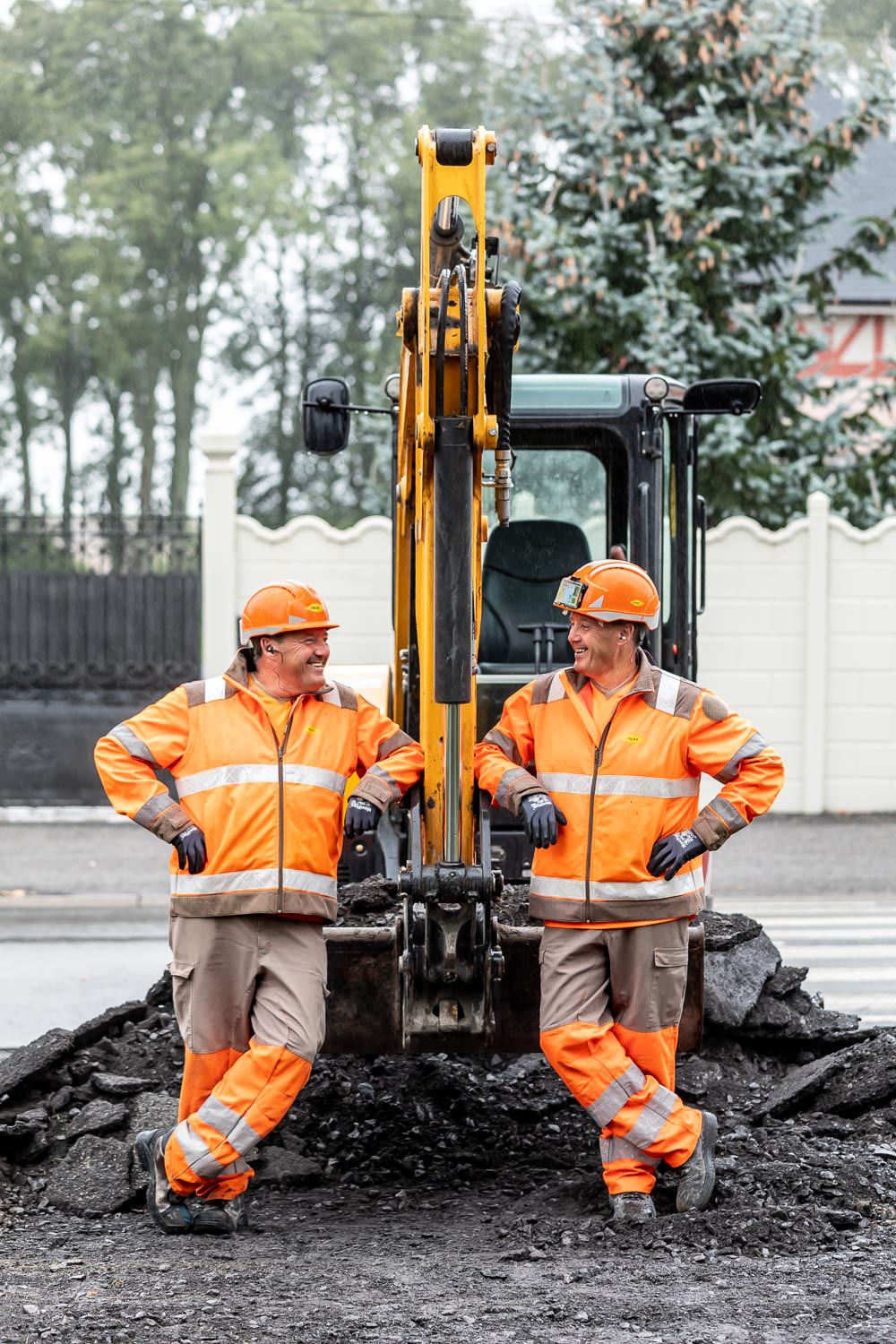 portraits de compagnons du Colas Routes par le photographe Julien CRESP