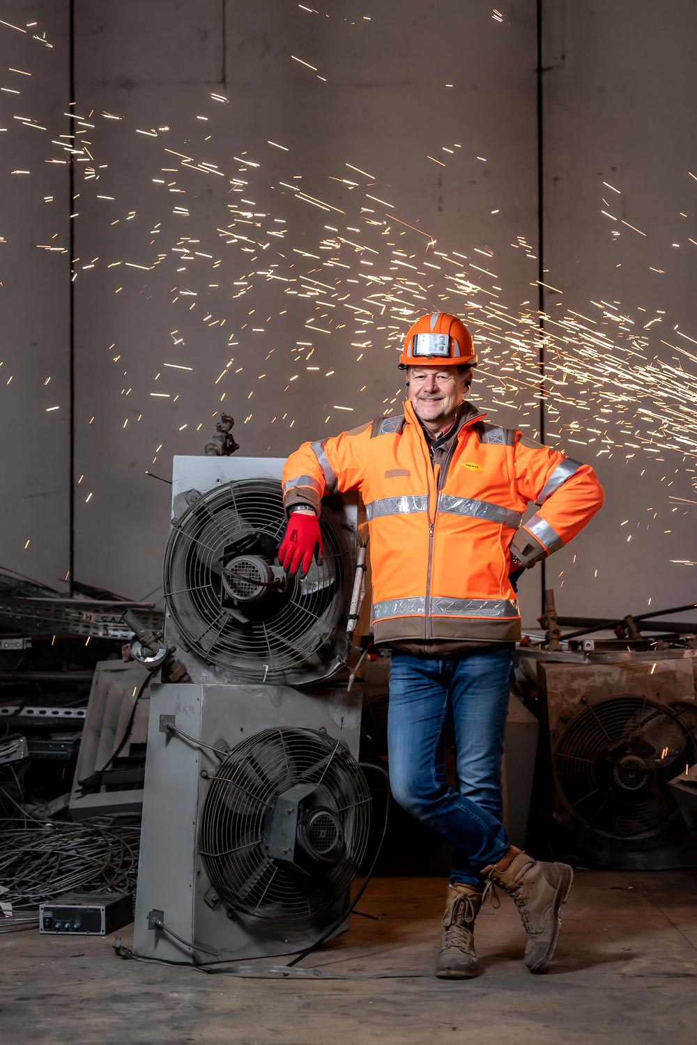 portraits de compagnons du Colas Routes par le photographe Julien CRESP