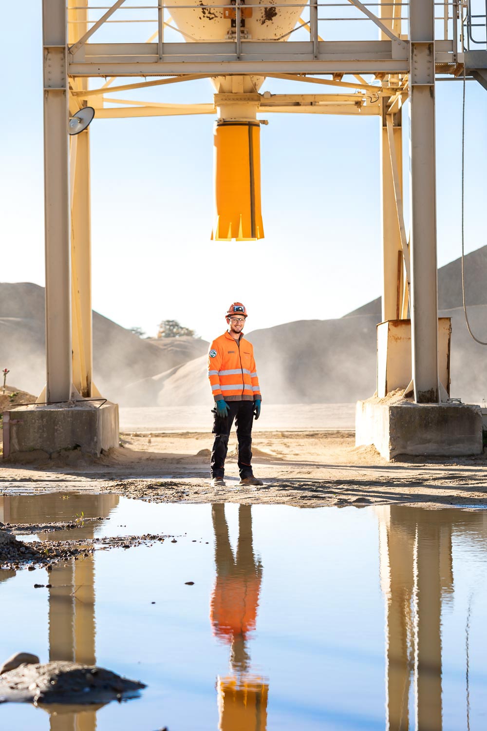 portraits de compagnons du Colas Routes par le photographe Julien CRESP