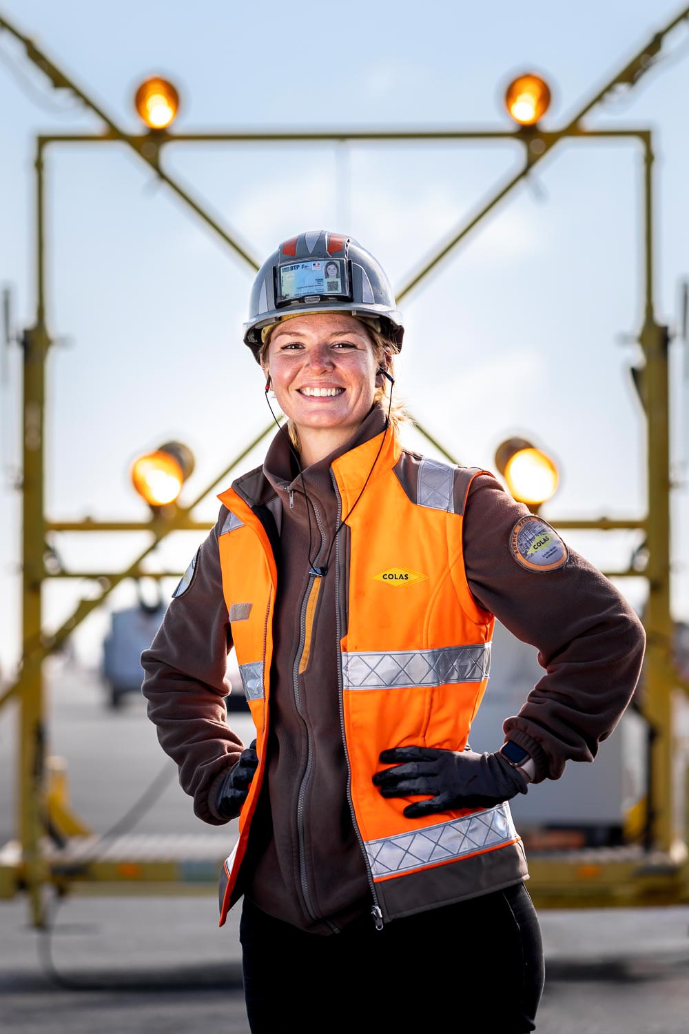 portraits de compagnons du Colas Routes par le photographe Julien CRESP