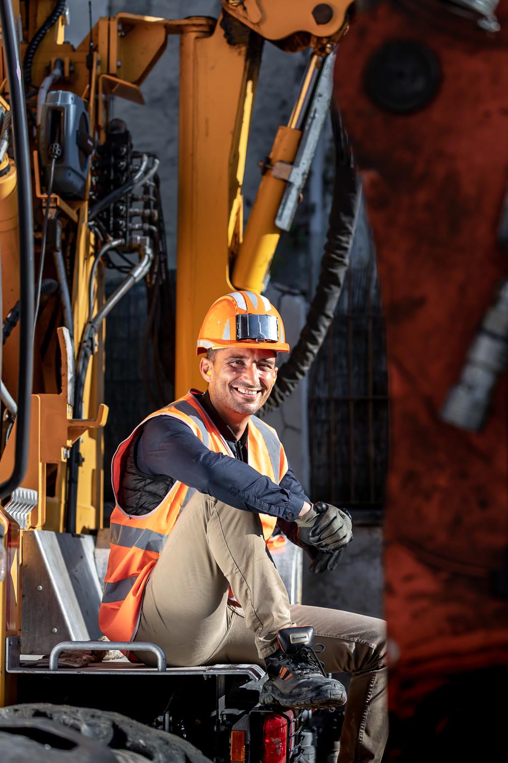 portraits de compagnons du Colas Routes par le photographe Julien CRESP