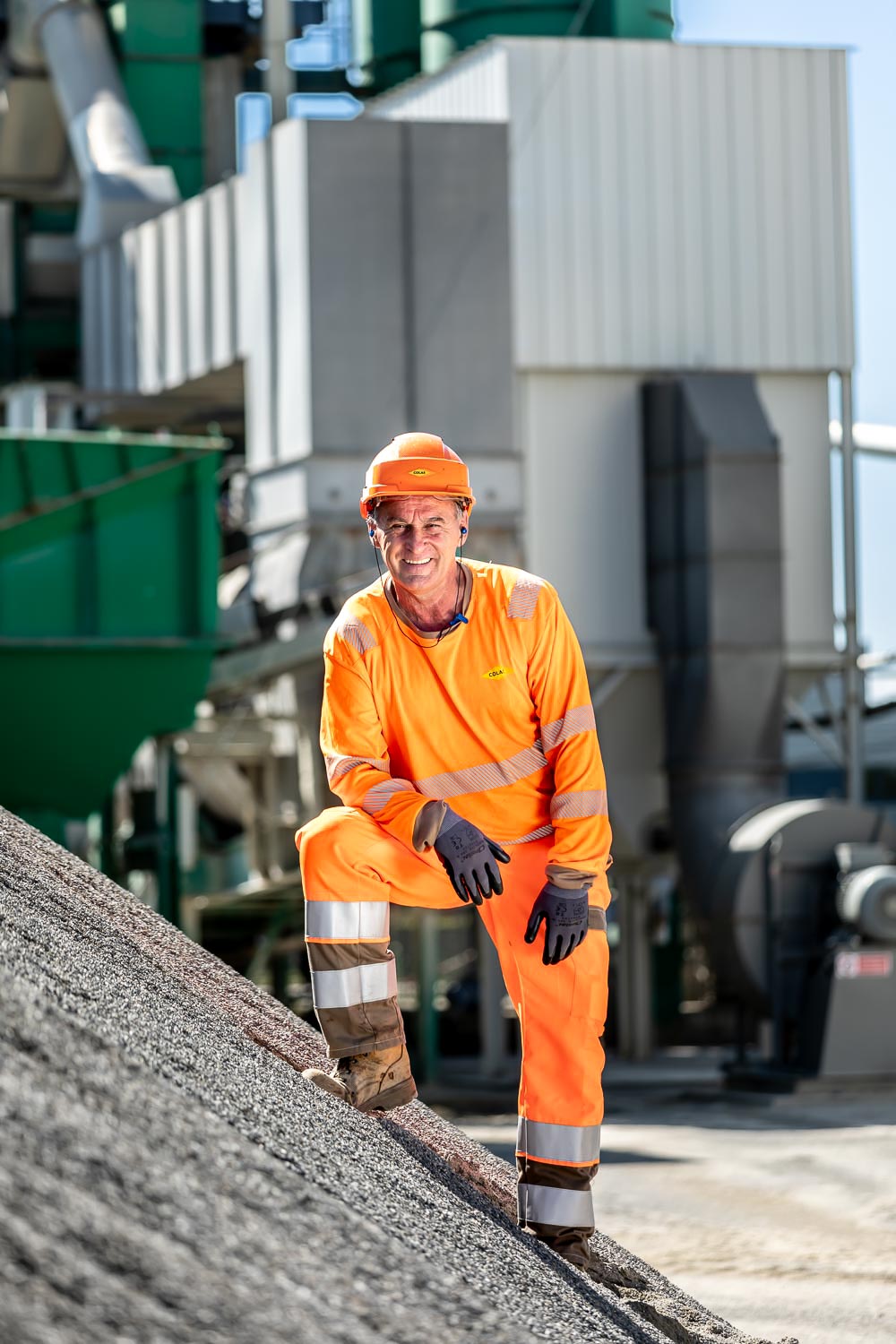 portraits de compagnons du Colas Routes par le photographe Julien CRESP
